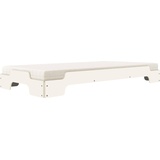 Müller SMALL LIVING Stapelbett STAPELLIEGE Klassik (eine Liege), Gestellhöhe: 23,5 cm, ausgezeichnet mit dem German Design Award - 2019 weiß 103 cm x 203 cm x 23,5 cm
