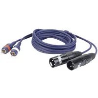 DAP AUDIO Audiokabel FL26 - 2x RCA Male L/R