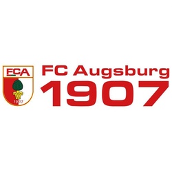 Wandtattoo WALL-ART „Fußball FC Augsburg 1907“ Wandtattoos Gr. B/H/T: 34 cm x 140 cm x 0,1 cm, rot Wandtattoos Wandsticker