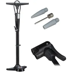relaxdays Standpumpe Fahrradpumpe mit Manometer »PROFI«