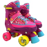 Best Sporting Rollschuhe Rollschuhe für Kinder und Jugendliche, verstellbar, ABEC 7 Carbon 32 - 35