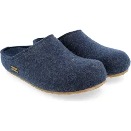 HAFLINGER Hausschuh in Blau 48