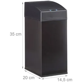 Relaxdays Sensor 7l schwarz