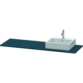Duravit Konsole XSquare 160x55x1,6cm, m 1 AS, B re, blau s-matt