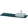 Duravit Konsole XSquare 160x55x1,6cm, m 1 AS, B re, blau s-matt