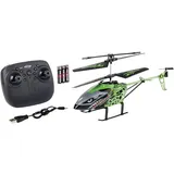CARSON Easy Tyrann 280 2.4G 100% RTF grün RC Heli, Ferngesteuerter Helikopter, Robustes RTF (Ready to Fly) Modell für Einsteiger, inklusive Batterien, für Kinder ab 12 Jahren
