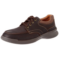 Clarks Herren Donaway Edge Oxford, Brown Leather, 41.5 EU