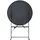 Oviala Gartentisch, Grau, Metall, Rund, 60x72x60 cm, Gartenmöbel, Gartentische, Klapptische