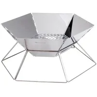 Outwell Cantal Feuerschale, 49,5x45,5x22cm, Edelstahl, silver