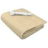 Karat Balkonverkleidung 90 x 500 cm Creme-Beige Polyethylen