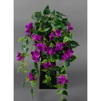 Seidenblumen Roß Bougainvillearanke 65cm lila ZF künstliche Bougainvillea Ranke