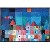 Wash+Dry Colourful Houses 50 x 75 cm Bunt