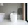 Duravit Collection One Standbidet, 1 Hahnloch, Überlauf, Hahnlochbank, weiß mit HygieneGlaze