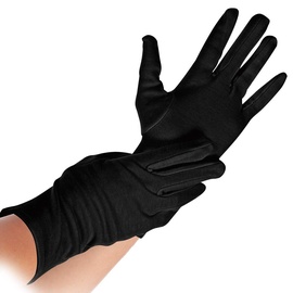 Franz Mensch Hygostar Baumwoll-Handschuh schwarz, M (12Stk.)