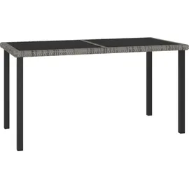 vidaXL Garten-Essgruppe 7-tlg. Grau