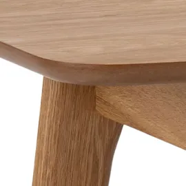 VCM Woodstock Schreibtisch 1 Schublade Natur. | Naturbelassen