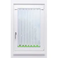 Lysel Scheibengardine Bogenmuster (Bx H) 162cm * 90cm reinweiß/Weiß