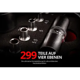 Mephisto Werkzeugkoffer 299-tlg. gefüllt schwarz
