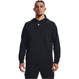 Under Armour Rival Fleece Hoodie Herren 001 black/white M