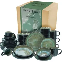 CreaTable Nordic Fjord Kombiservice 30-tlg. grün