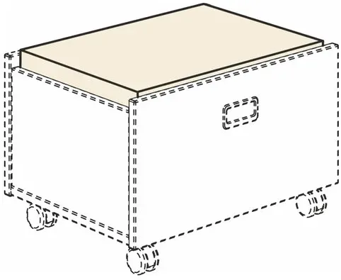 PAIDI Sitzpolster für Rollbox Baumwolle