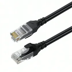 CAT6 Netzwerkkabel rund 2 m | RJ45 FTP Patchkabel für DSL, LAN, Router, Switch, Modem, Repeater, Patchpanel | bis zu 1 Gigabit Ethernet Kabel