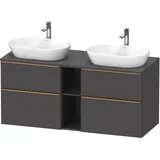 Duravit Waschtischunterschrank D-Neo 140x55cm, 2 SBK, 2 A, B bs, b geb/Gra ma