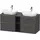 Duravit Waschtischunterschrank D-Neo 140x55cm, 2 SBK, 2 A, B bs, b geb/Gra ma