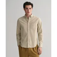 GANT Langarmhemd »REG UT CORDUROY SHIRT«, beige