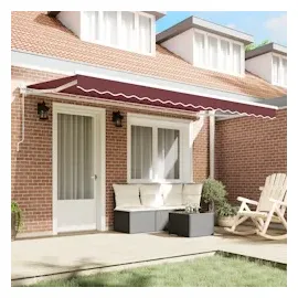 vidaXL Markise 400 x 200 cm rot