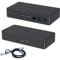 iTEC i-tec USB 3.0 / USB-C Thunderbolt 3 Professional Dual 4K Display Docking Station Generation 2 + Power Delivery 100W