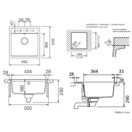 Schock Nemo N-100S Unterbau onyx + Excenterbetätigung