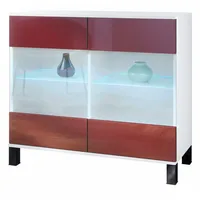 Vladon Kommode, Bordeaux, 92.5x84.5x35 cm, Wohnzimmer, Kommoden & Sideboards,