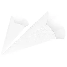 Ludwig Bähr URSUS Schultüten 3D-Schultüten, weiß, Höhe: 68 cm, Durchmesser: 20 cm