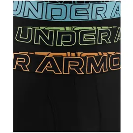 Under Armour Performance Tech Boxershorts Schwarz/Grün/Blau/Orange M 3er Pack