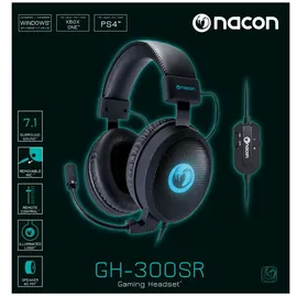 Nacon Gaming Headset 7.1 GH-300SR (Kabelgebunden), Gaming Schwarz