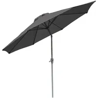 MCW Sonnenschirm, Grau, 270x270 cm, Sonnen- & Sichtschutz, Sonnenschirme