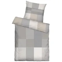 Tom Tailor KARO Kariert Beige/Mehrfarbig 135 x 200 cm + 80 x 80 cm