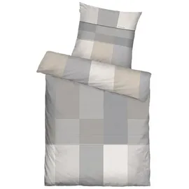 Tom Tailor KARO Kariert Beige/Mehrfarbig 135 x 200 cm + 80 x 80 cm
