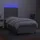 vidaXL Boxspringbett 100 x 200 cm Hellgrau