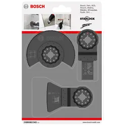Bosch 3-teiliges Fliesen-Basis-Set für Multifunktionswerkzeug - 2608662342