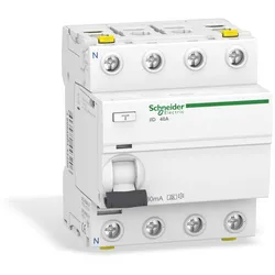 SCHNEIDER ELECTRIC Fehlerstrom-Schutzschalter A9Z21440, 40A