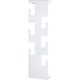 Haku-Möbel Wandgarderobe weiß Metall, 6 Haken 15,0 x 60,0 cm