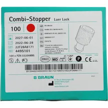 B. Braun Braun Combi-Stopper Verschlusskonen rot 100 St