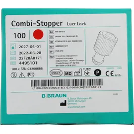 B. Braun Braun Combi-Stopper Verschlusskonen rot 100 St