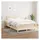 vidaXL Boxspringbett 120 x 200 cm Creme