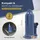 CARTREND Wagenheber Metall 185-360 mm blau