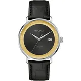 BULOVA Rat Pack Automatik Leder 40 mm 96B406