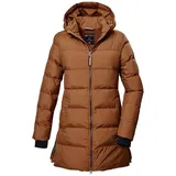 KILLTEC Steppmantel KOW 359 GRLS QLTD PRK Mädchen Parka: wasserabweisend, windabweisend, regulierbare Kapuze braun 152 EU