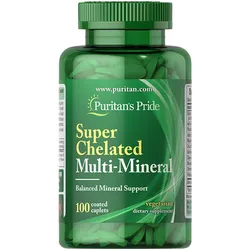 Super Chelated Multi-Mineral mit Zink 100 überzogene Kapseln